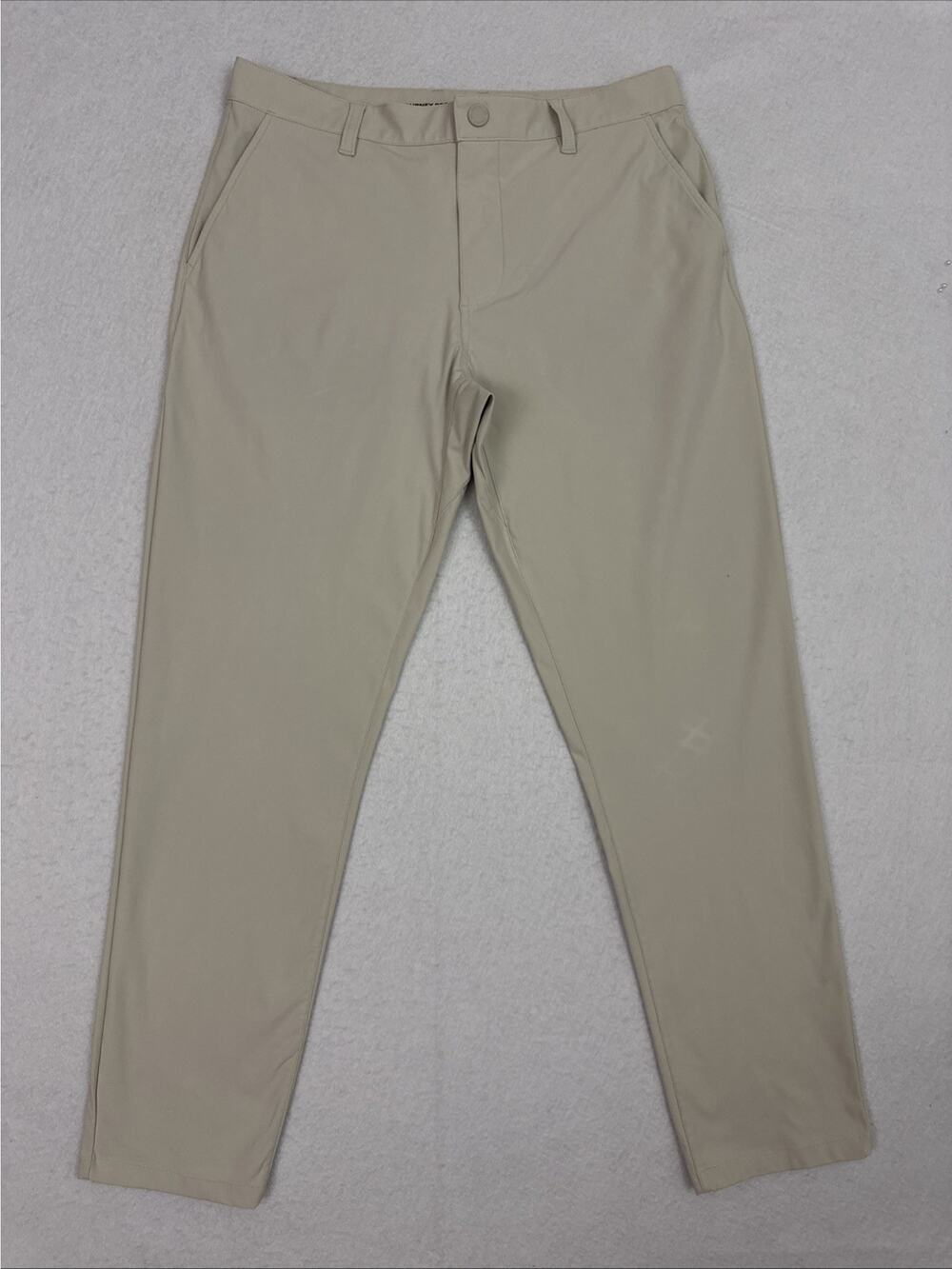 Rhone Commuter Pants Mens 32x30 Ivory Golf Stretch Chino Slim Fit Travel Casual